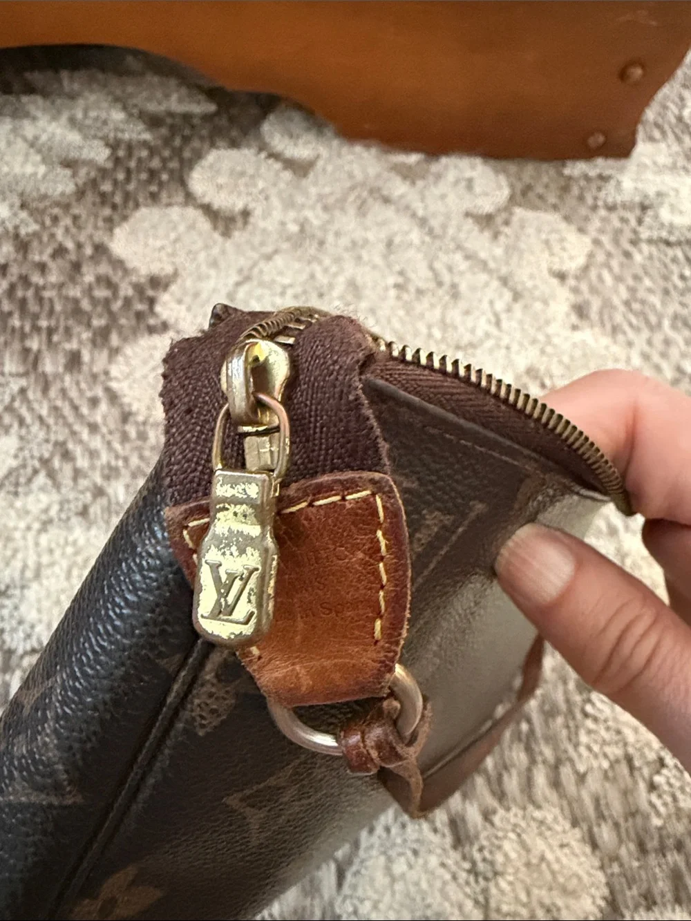 Louis Vuitton Monogram Canvas Pouchette